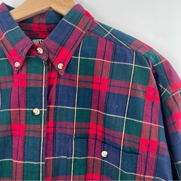 VINTAGE Northern Reflections plaid button down shirt - Picture 3 of 6